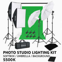  MOTOOS Professional Photo Studio Lighting Umbrella Kit – Complete Photo... - $128.69