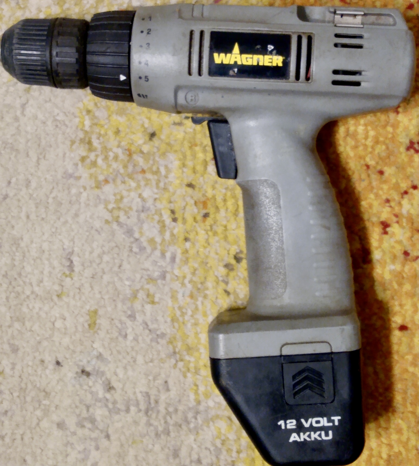 Cordless Drill -- It is a Wagner 12.0 volt ... model WB120 good running working  - $18.00