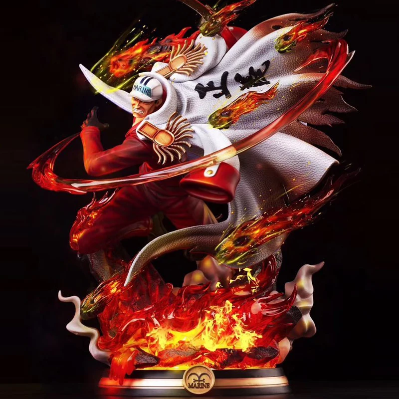 Anime One Piece The 3 Admirals Akainu Sakazuki Battle Ver Gk Pvc Action Figure - £152.14 GBP+
