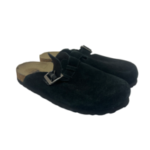 Fox Ridge Women&#39;s Slip-On Getty Cork Sandals Black Size 7M - $28.49