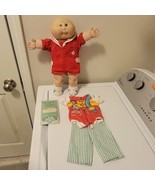 Vintage 1985 Cabbage Patch Kids Bald Blue Eyes in Sailor Outfit + Extras - $102.71 CAD