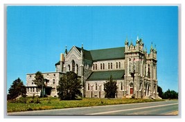 St Bernard Roman Catholic Church St Bernard Nova Scotia UNP Chrome Postcard N28 - $2.92