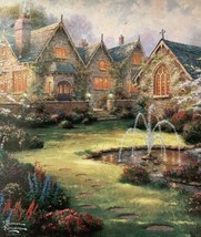 2015 Garden Manor Thomas Kinkade Fridge Magnet 3&#39;&#39;x3.75&#39;&#39; NEW - £2.90 GBP