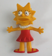 2002 Jesco The Simpsons Lisa 3.5&quot; Bendable Figure - $9.69