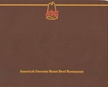 Arby&#39;s Placemat America&#39;s Favorite Roast Beef Restaurant - £11.07 GBP