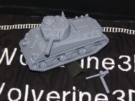 Flames Of War Usa 1/100 M4A3 Sherman Tank 105mm Howitzer 15mm Free Shipping - £5.50 GBP