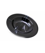 Mikasa Galleria Opus Black FK701 Calla Lily Rimmed Soup Bowl 9.25&quot; - $25.33 CAD
