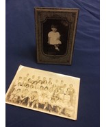 2 Antique Vintage Photos School Kids Black And White  - $6.47 CAD