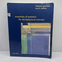 Essentials of Statistics for the Behavioral Sciences Sixth Edition Textbook - £11.67 GBP
