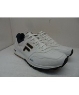 FILA Men&#39;s Low-Cut Dekalb Leather Athletic Sneaker White/Navy Size 13M - £22.38 GBP