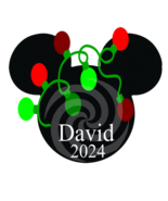 David 2024 Font 1smp-Digital ClipArt-Mouse-Gift Tag-T shirt-Holiday-Chri... - £0.98 GBP