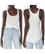 Enza Costa Women&#39;s Silk Rib Baseball Tank White Size Small NEW - $102.57 CAD