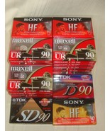 NEW - Lot of 27  Blank Audio Cassette Tapes 90 minutes Sony Maxell TDK - $924.57 MXN