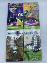 Veggietales VHS Lot Larry Boy Madame Blueberry Dave and the Giant Pickle Forgive - £6.57 GBP