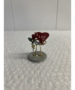 Vintage 2000 Arthur Ward I Love You ( I Luv U ) Frog Sculpture Nut, Bolt... - $8.99
