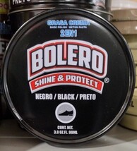 2X BOLERO GRASA PARA CALZADO COLOR NEGRO BLACK SHOE SHINE CREAM - 2 de 9... - $15.85