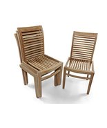 Windsor&#39;s Grade A Teak Casa Blanca Armless Stacking Chairs-4/Pack, Desig... - £1,487.91 GBP