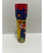 Vintage 2014 Schylling Tin Kaleidoscope Classic Toy Multicolor 7&quot; Circus - £8.21 GBP