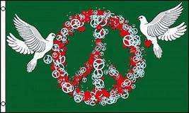 Peace &amp; Dove Flag - 3x5 Ft - $19.99