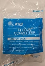 Vintage NOS AT&amp;T 225A Telephone 4 Prong to Modular Jack Adapter Plug - £5.92 GBP