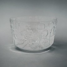 Littala “Flora” Glass Bowl Oiva Toikka for Nuutajarvi Finland Vintage MCM 1960’s - $39.00