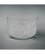 Littala “Flora” Glass Bowl Oiva Toikka for Nuutajarvi Finland Vintage MC... - £30.66 GBP