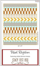 Tribal Rhythm 60&quot; X 73&quot; Quilt Pattern By Stacy Iest Hsu - Sih 031 - £7.78 GBP