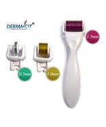 DERMA-CIT® 3-In-1 Kit Derma Roller Titanium 180/600/1200 Pins (0.5-1.0-1... - $311.09 MXN