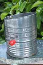 BROMWELL’S ~ Vintage 1950s Collectable 5 Cup Metal Measuring Sifter ~ SH... - $19.99