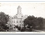 Clay County Court House Clay Center Kansas KS UNP DB Postcard Y5 - £4.70 GBP