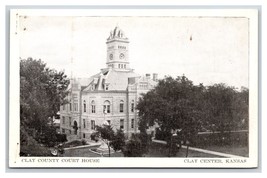 Clay County Court House Clay Center Kansas KS UNP DB Postcard Y5 - £4.70 GBP