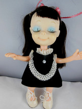 Vintage Little Sophisticates Kristina Doll 8.5&quot; Uneeda Doll Co 1967 Japan - $23.87