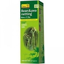Pea &amp; Bean Strong Support Netting 6m x 1.7m(19.8ft x 5.7ft)Gardman Grow ... - £9.91 GBP