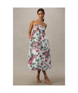 NWT ANTHROPOLOGIE BHLDN Sophia Apron-Top Jacquard Midi Dress $248 MEDIUM... - $184.64 CAD