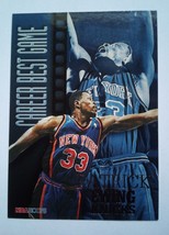 1997 Patrick Ewing NBA Hoops Skybox #330 Career Best Game Basketball Card - £2.39 GBP