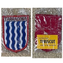 Vintage Tarragona Coat of Arms Badge Patch Woven Crest Made in Spain Her... - £5.43 GBP