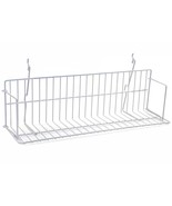 24&quot; Wide Video Shelf for Slatwall, Gridwall or Pegboard -Box of 3 White - €33,87 EUR