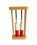 Hand2Mind Mini Rekenrek 20 Bead Wood Math Counting Frame 5+ Math Abacus ... - $8.93 CAD