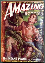 Amazing Stories Pulp February 1949- Insane Planet- Science Fiction - $27.16