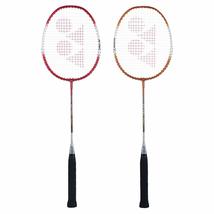 Set of 2 YONEX ZR 100 Light Aluminium Blend Badminton Racquet with Full Cover  - £36.87 GBP