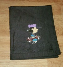 Lucy Golfing Golf Sport Towel 16x18 Black - $14.70