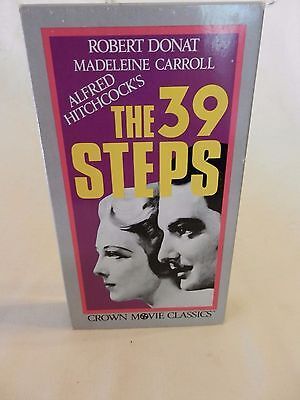 Primary image for The 39 Steps (VHS) Alfred Hitchcock, Robert Donat, Madeleine Carroll (FJ)