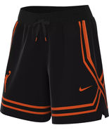 Nike Women&#39;s WNBA Black Crossover Shorts Black Orange Size Medium - $645.46 MXN
