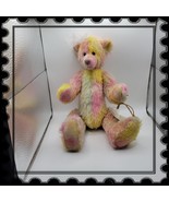 Russ Mohair Teddy Bear 13” LE 2679/10,000 Pink Yellow Green Easter Colors ! - €26,23 EUR