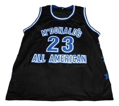 Michael Jordan #23 McDonalds All American New Basketball Jersey Black Any Size image 4