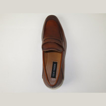 Men's Shoes Steve Madden Soft Leather upper Slip On Penny Acheron Brandy image 7