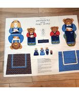 Topsy Turvy Goldilocks &amp; Three Bears Cut-N-Sew Fabric Panel Doll Springs... - $835.77 MXN