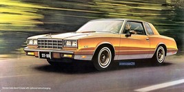 1981 Chevrolet Monte Carlo Vintage Prestige Color Brochure Di Vendita... - £7.82 GBP