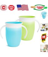 7 Ounce Miracle 360 Sippy Cups with Handles - Spill-Proof for Ages 6 Mo+... - $315.55 MXN