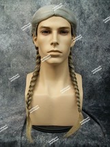 Gray Brown Willie Braided Wig Unisex Old Hippie Braids 70s Dude Woodstoc... - $27.95